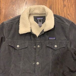 patagonia pile lined trucker jacket